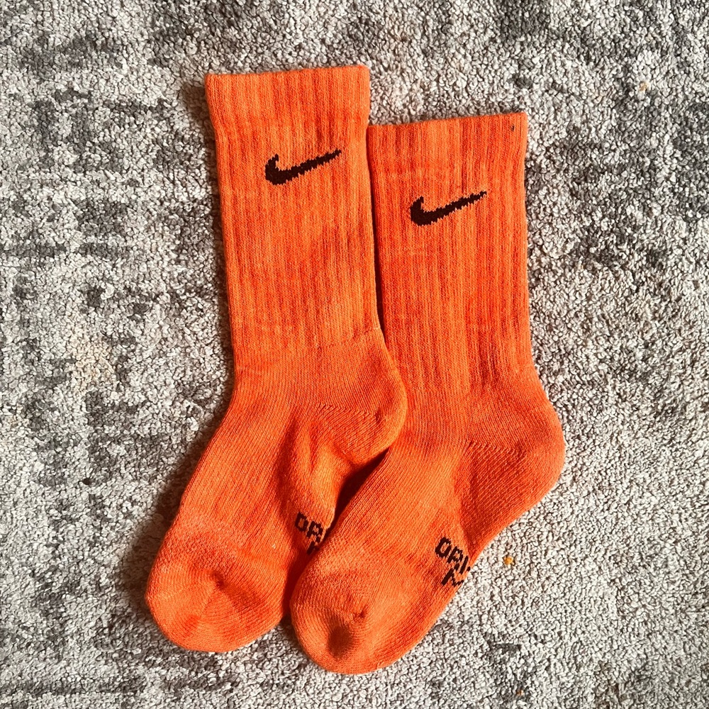 Orange Kids Nike Socks 10c-3y